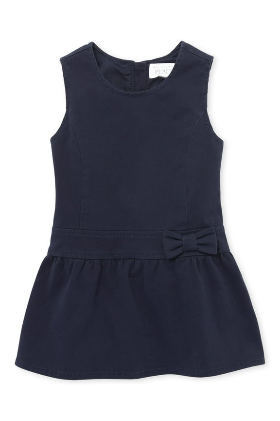 The Children's Place girls Jumper School Uniform Dress, Tidal, 2T US