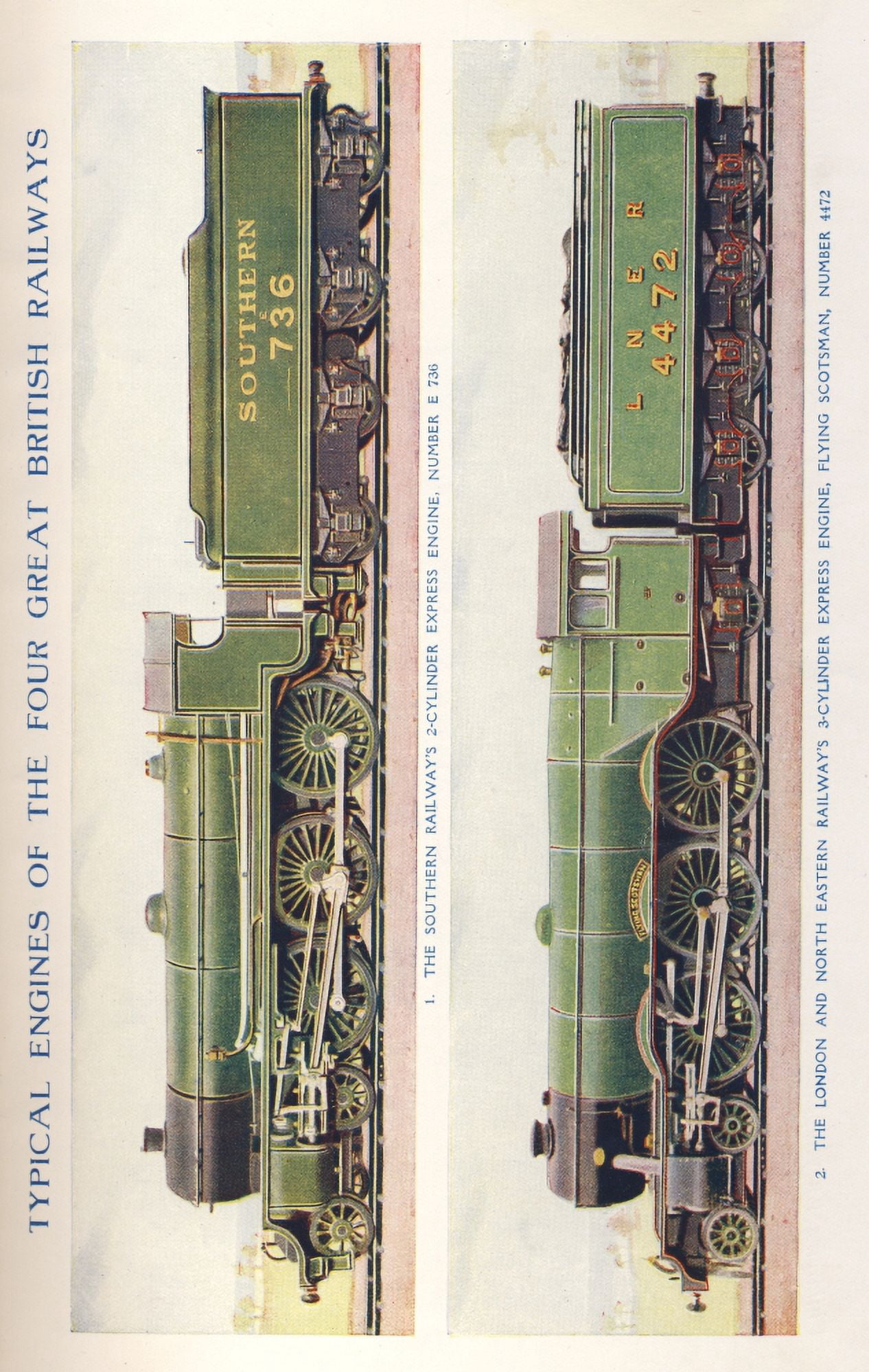 The Childrens Encyclopedia 1930s Trains 1 Canvas Art - Unknown (18 x 24)