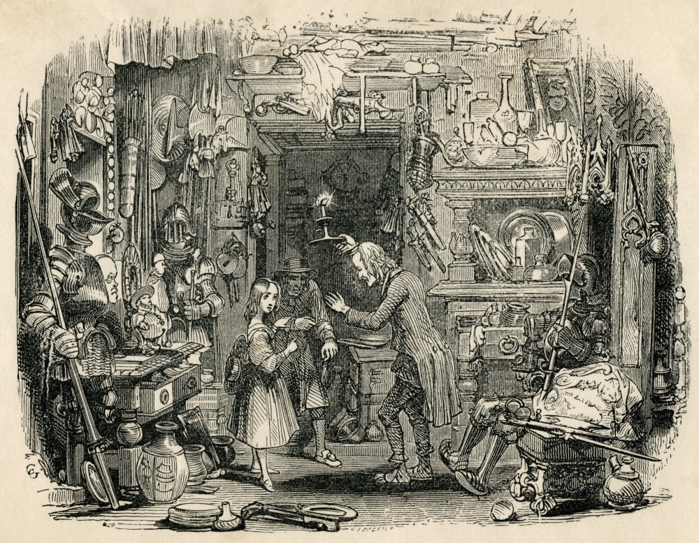 The Childs Return From The Old Curiosity Shop By Charles Dickens Canvas Art - Ken Welsh Design Pics (16 x 12)