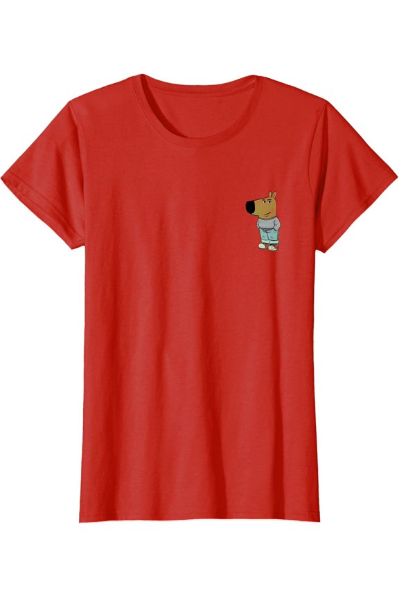 The Chill Guy Animal Cute Present Nice Ladies' Crewneck T-Shirt All Size S-5XL