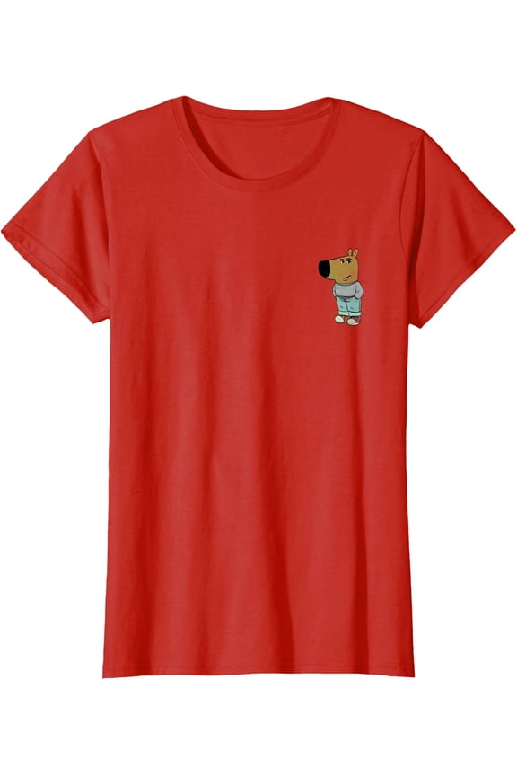 The Chill Guy Animal Cute Present Nice Ladies' Crewneck T-Shirt