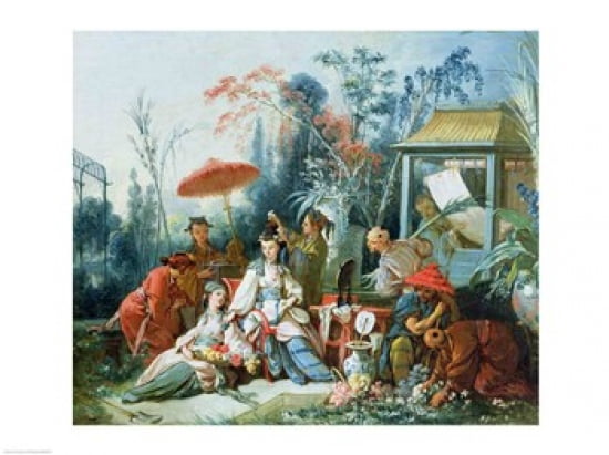 The Chinese Garden c1742 Canvas Art - Francois Boucher (24 x 18)