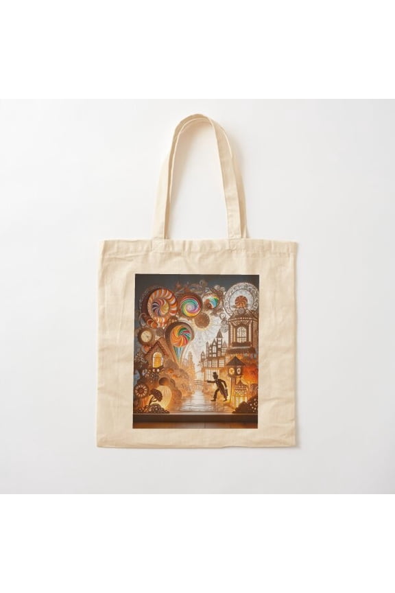 The Choc Factory Canvas Tote Bags, Reusable Shopping Bag