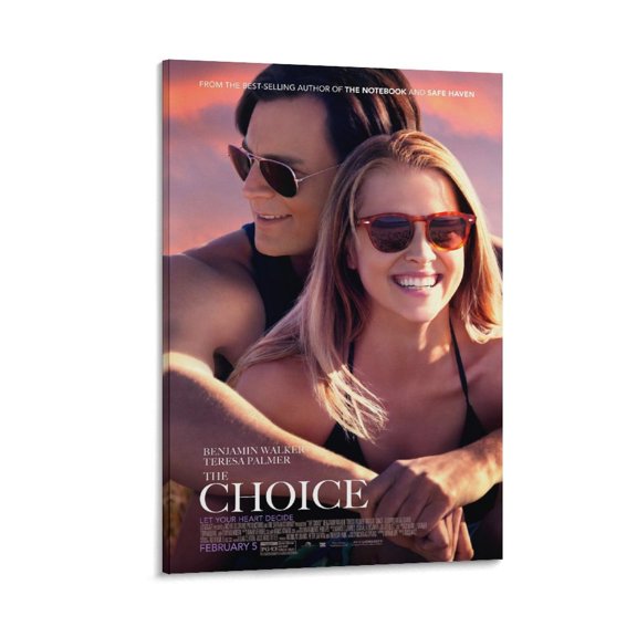 The Choice Classic Movie Poster Posters Wall Art Painting Canvas Gift Living Room Prints Bedroom Decor Poster Artworks 16x24inch(40x60cm)