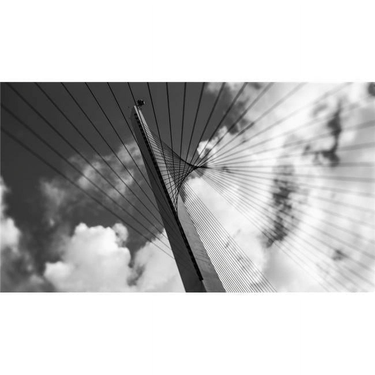 The Chords of Jerusalem Bridge in The Late Afternoon Jerusalem Israel