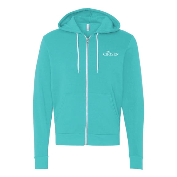 The Chosen: Against the Current Zip-Up Hoodie (Limited Edition) - TEAL - M