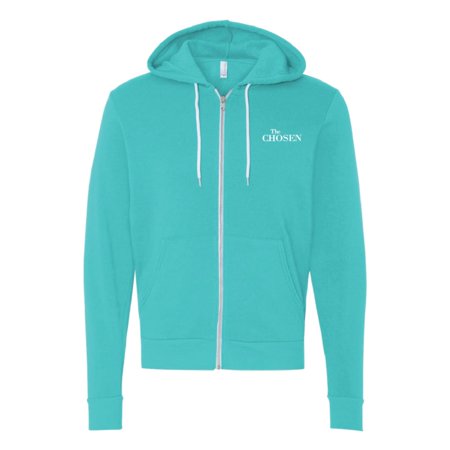 The Chosen: Against the Current Zip-Up Hoodie (Limited Edition) - TEAL - XL