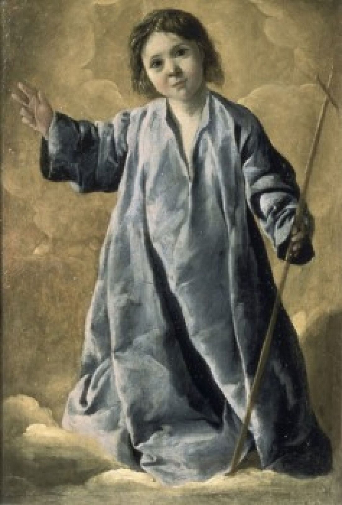The Christ Child Francisco de Zurbaran (1598-1664Spanish) Pushkin Museum of Fine Arts Moscow Canvas Art - Francisco de Zurbaran (24 x 36)