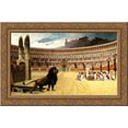 thumbnail image 1 of The Christian Martyrs' Last Prayer 24x18 Gold Ornate Wood Framed Canvas Art by Gerome, Jean Leon, 1 of 2