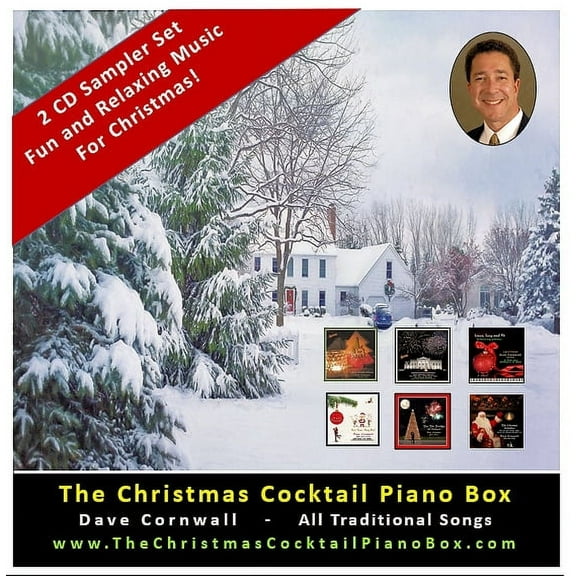 The Christmas Cocktail Piano Box - 2 CD Sampler Set