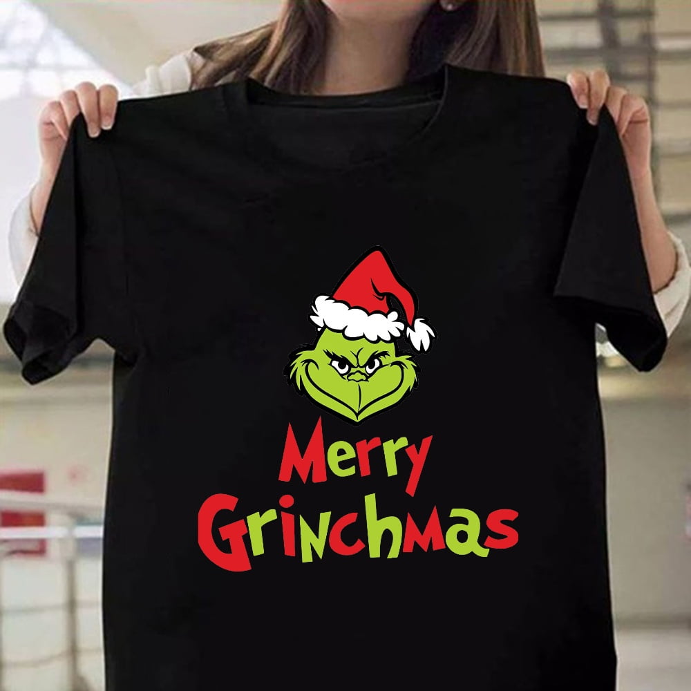 The Christmas Grinch Luxury Saying T-Shirts Crew Neck Cartoon Tshirts ...