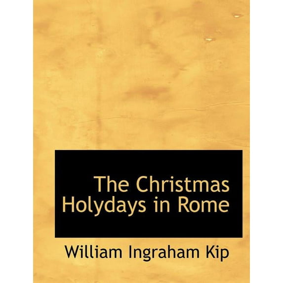 The Christmas Holydays in Rome (Paperback)
