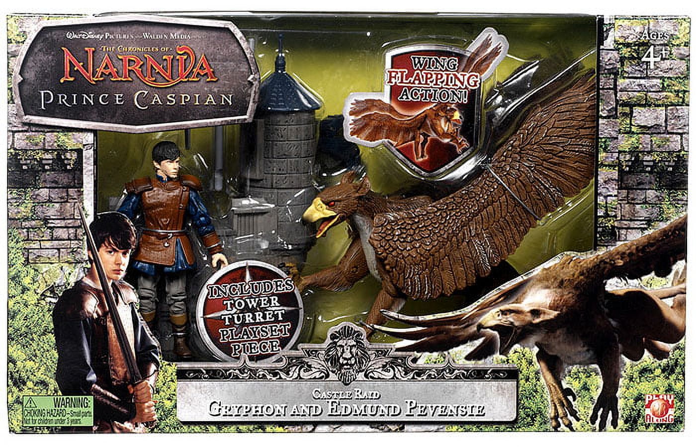 The Chronicles of Narnia Prince Caspian Castle Raid Gryphon & Edmund Pevensie Action Figure 2-Pack