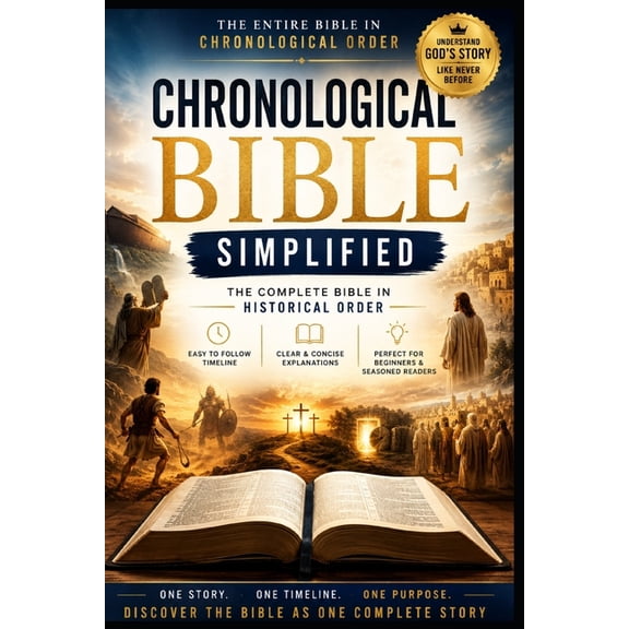 The Chronological Bible Simplified: A Clear, Summarized Guide for Easy Understanding, (Paperback)