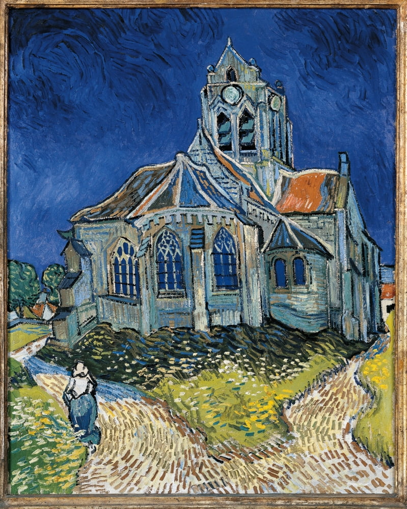 The Church At Auvers Canvas Art - (24 x 36)