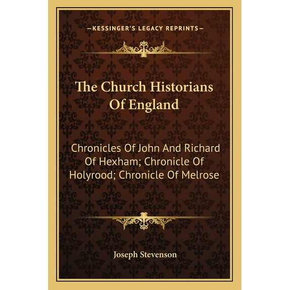 The Church Historians Of England (Paperback)