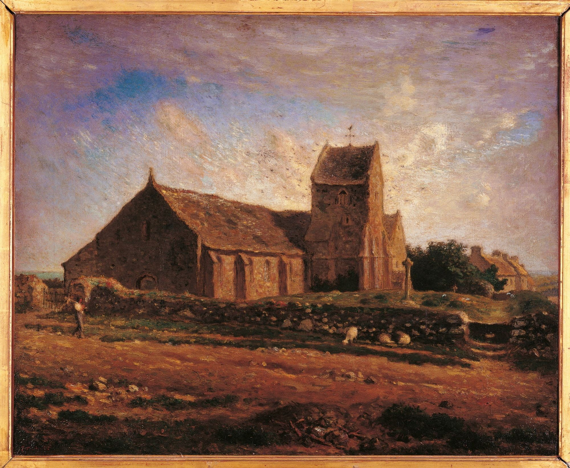 The Church Of Grville Canvas Art - (24 x 18)