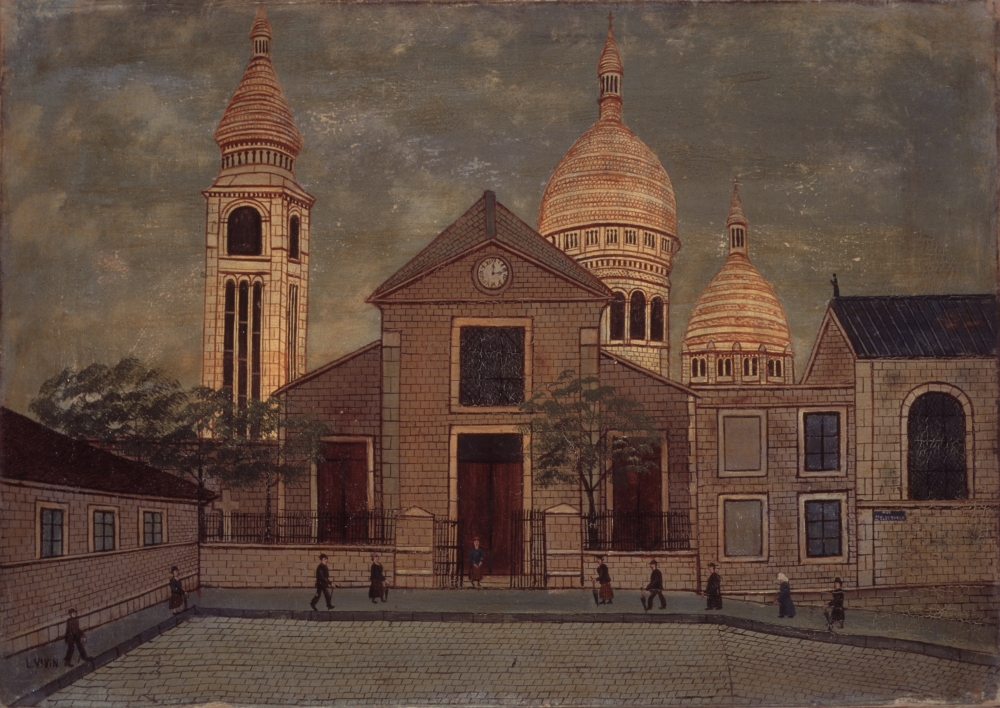The Church Of Saint Pierre In Montmartre Canvas Art - (24 x 18)
