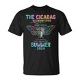 thumbnail image 1 of The Cicada Reunion US Tour 2024 Cicada Concert Fest Lover T-Shirt Funny Insect Bug Fan Tee Summer Music Festival Inspired Novelty Gift Shirt, 1 of 3