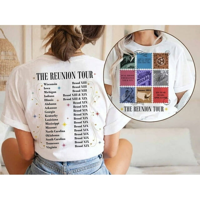 The Cicadas Reunion Tour 2024 Shirt, Goblincore Gift, Cicada Summer