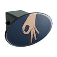 thumbnail image 1 of The Circle Game Oval Tow Trailer Hitch Cover Plug Insert, 1 of 3