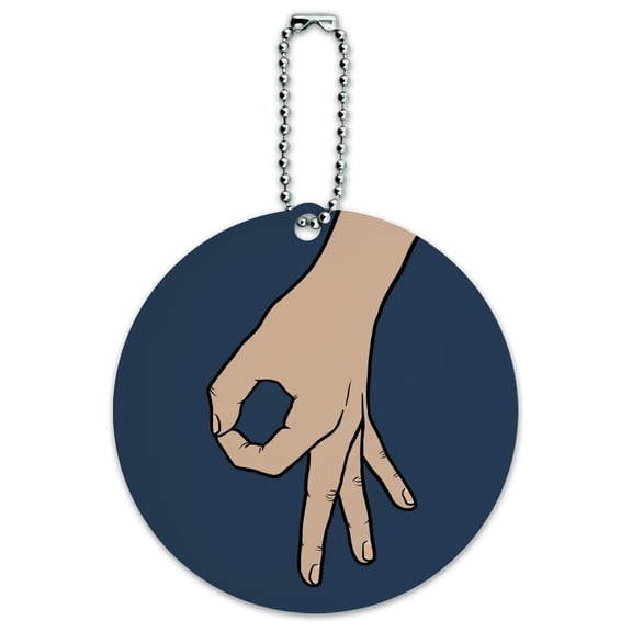 The Circle Game Round Luggage ID Tag Card Suitcase Carry-On