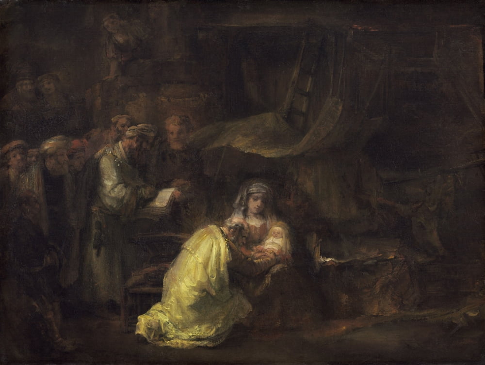 The Circumcision Canvas Art - (36 x 24)