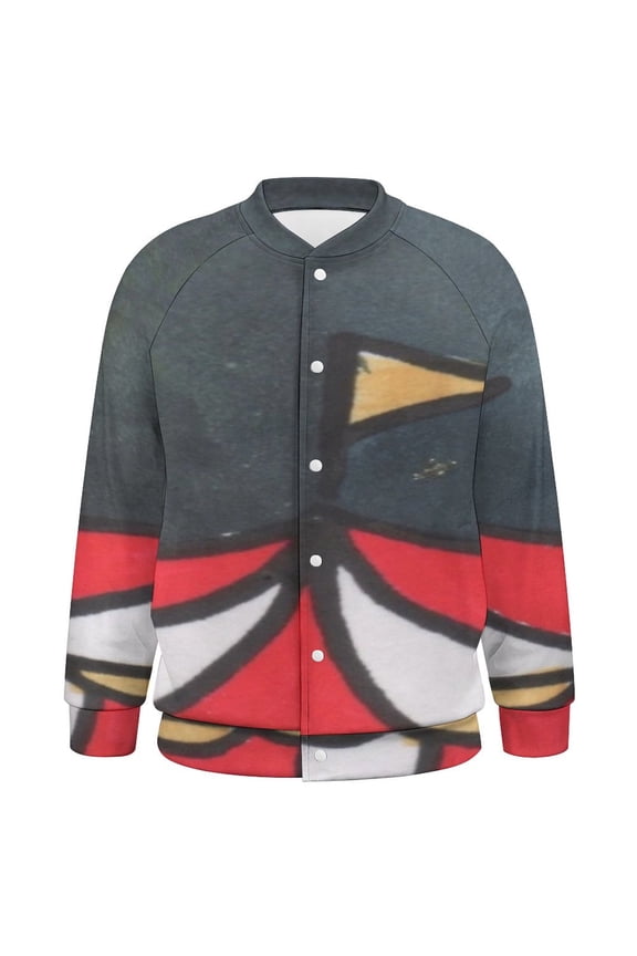 The Circus Baseball Jersey Fashion Ribbed Sleeve Man Women's Jacket Motion Tops XXS-6XL