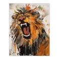 thumbnail image 1 of The Circus Lion Roars Painting By Tom Jones Extra Large XL Wall Art Poster Print, 1 of 5