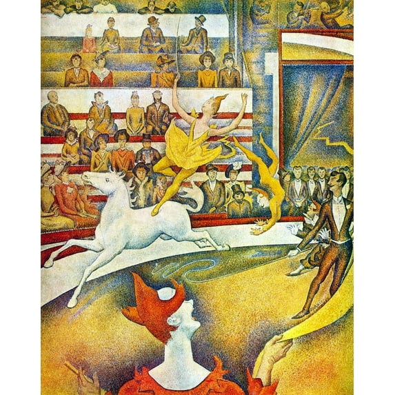 The Circus-Seurat - CANVAS OR FINE PRINT WALL ART