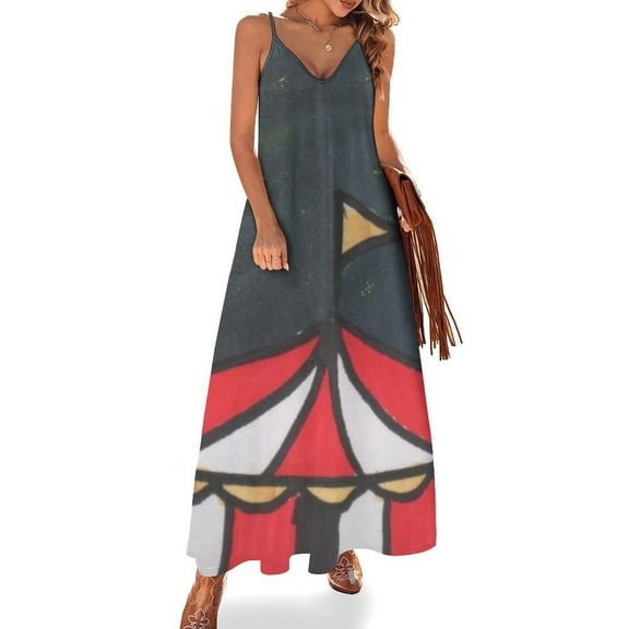The Circus Sleeveless Dress Women's Evening Dress Womans Clothing