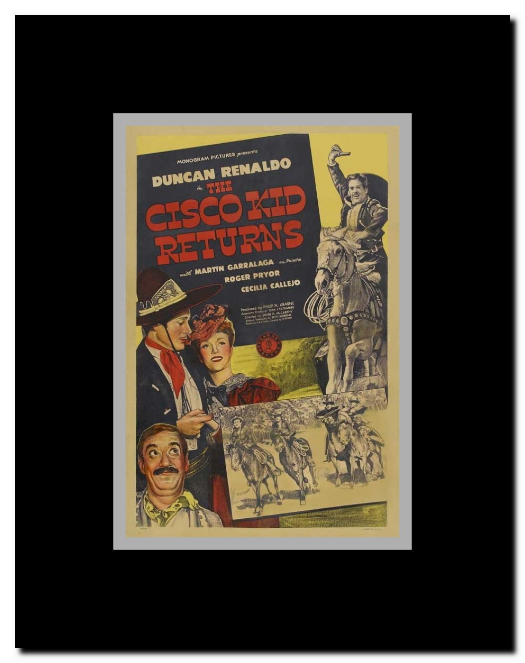 The Cisco Kid Returns Framed Movie Poster