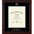 thumbnail image 1 of The Citadel The Military College of South Carolina School of Engineering Diploma Frame, Document Size 16" x 20", 1 of 5
