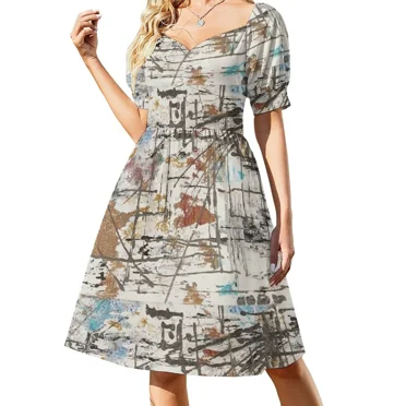 The Cities around the World Sleeveless Dress Clothing female Evening dresses dress for women Women's dresses