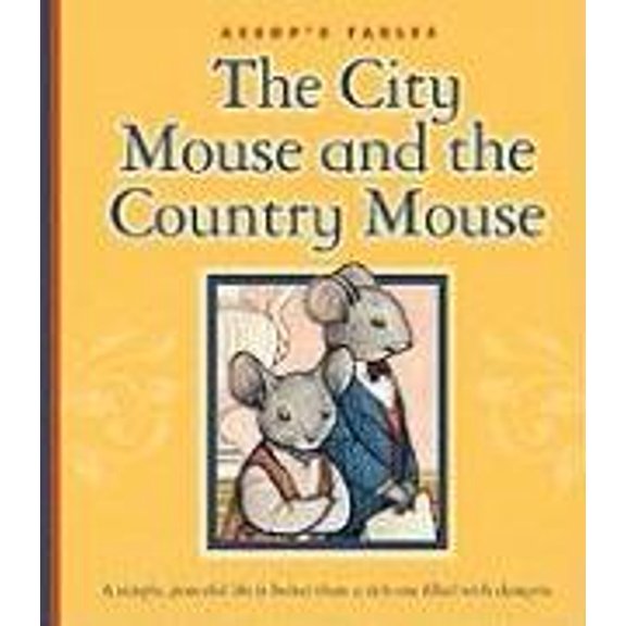 Pre-Owned The City Mouse and the Country Mouse Aesops Fables Library Binding Graham RTL Percy