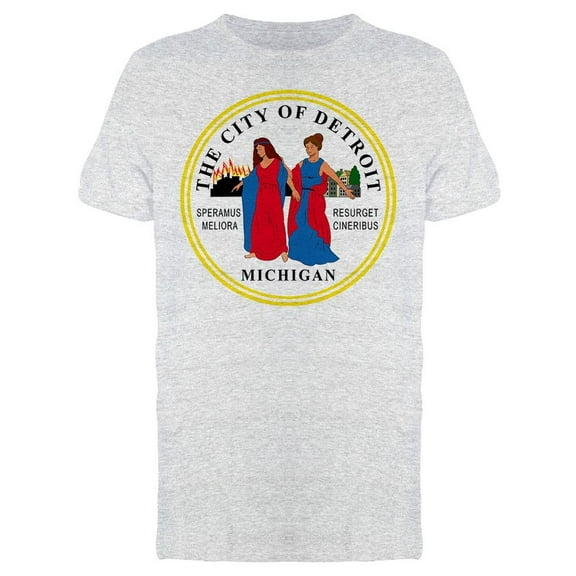 The City Of Detroit Tee Men's -Image by Shutterstock
