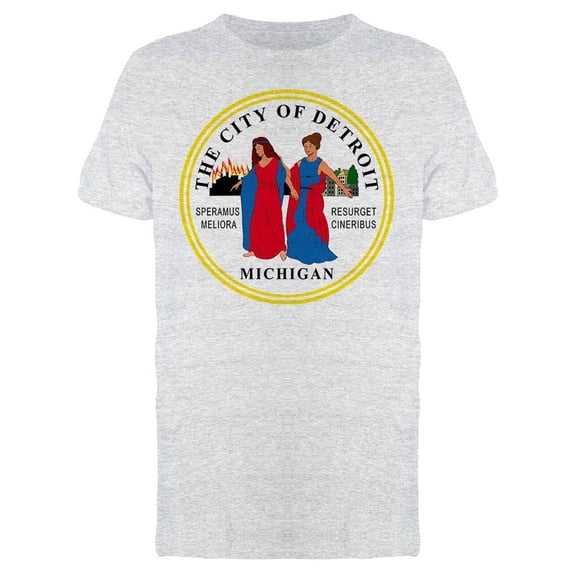 The City Of Detroit Tee Men's -Image by Shutterstock