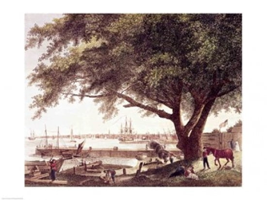 The City and Port of Philadelphia Canvas Art - (36 x 24)