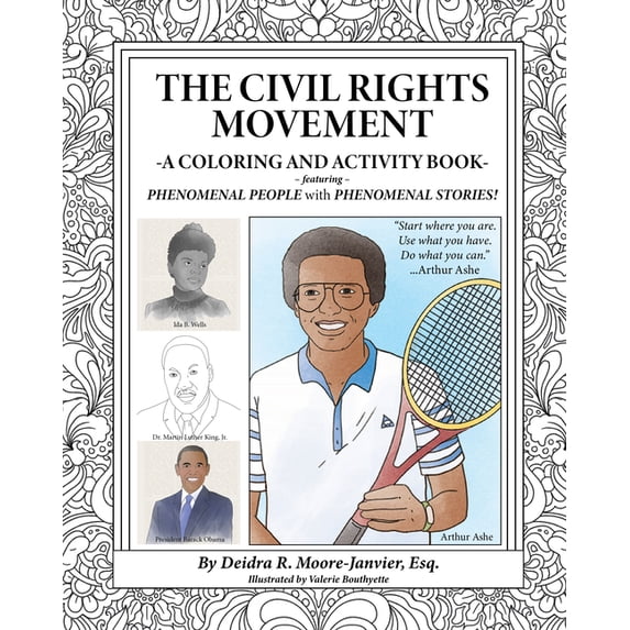 The Civil Rights Movement: A Coloring and Activity Book, (Paperback)