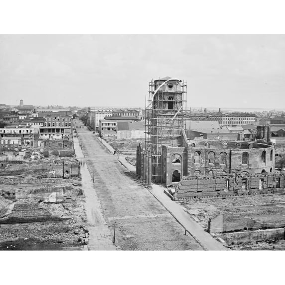 The Civil War. Charleston History (36 x 24)