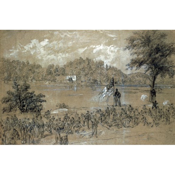 The Civil War. The Battle Of Shepherdstown History (36 x 24)