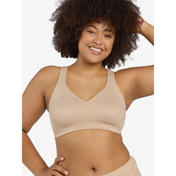 Leading Lady, The Claire, Unpadded Wireless Everyday Bra, Medium Support, Full Coverage, Padded Straps, Smooth Microfiber (Women's & Women's Plus)