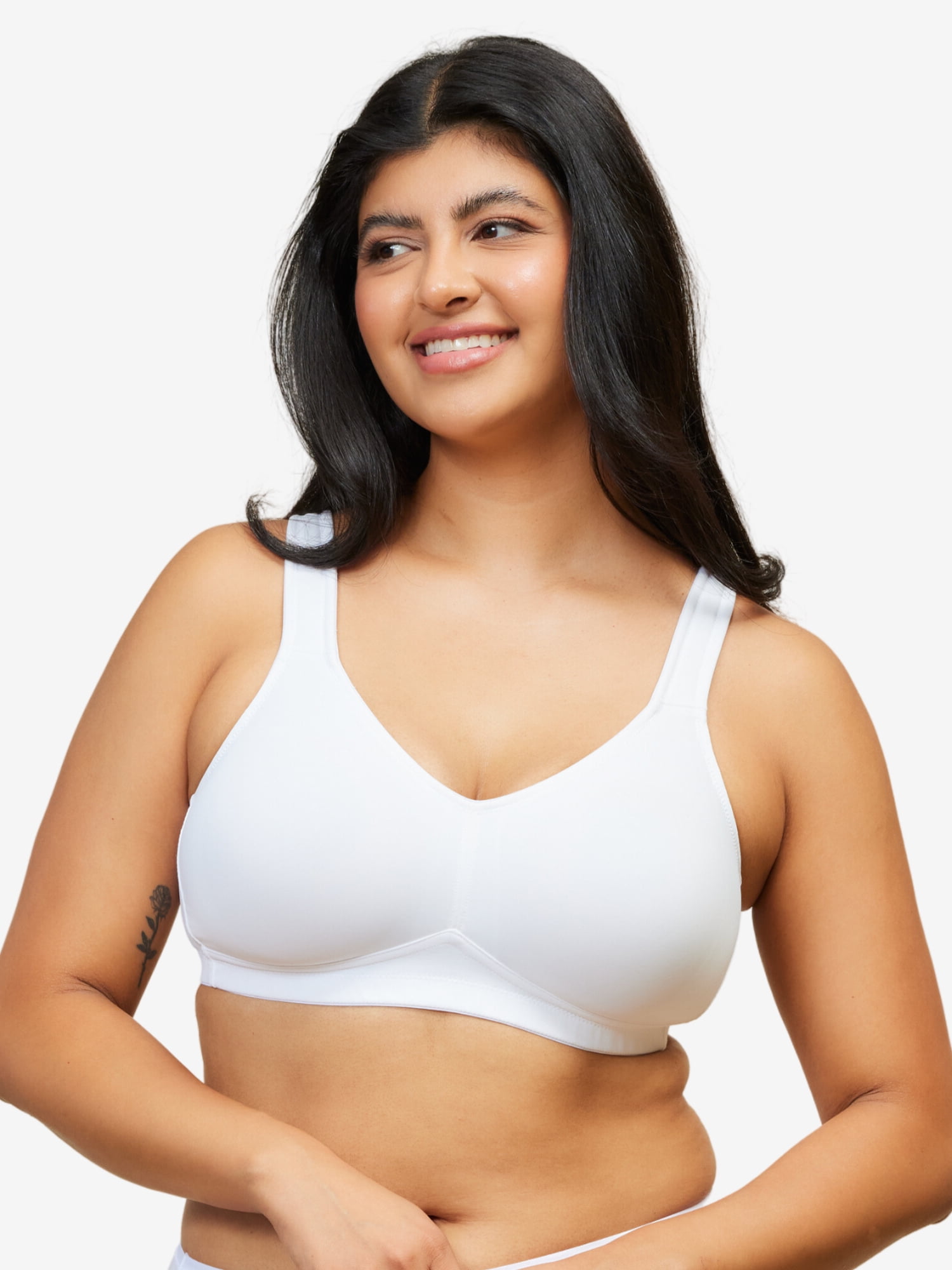 Leading Lady, The Claire, Unpadded Wireless Everyday Bra, Medium Support, Full Coverage, Padded Straps, Smooth Microfiber (Women's & Women's Plus)