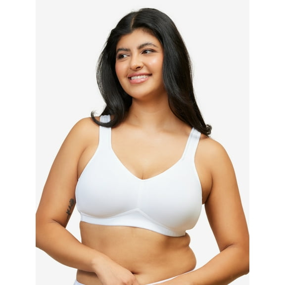Leading Lady, The Claire, Unpadded Wireless Everyday Bra, Medium Support, Full Coverage, Padded Straps, Smooth Microfiber (Women's & Women's Plus)