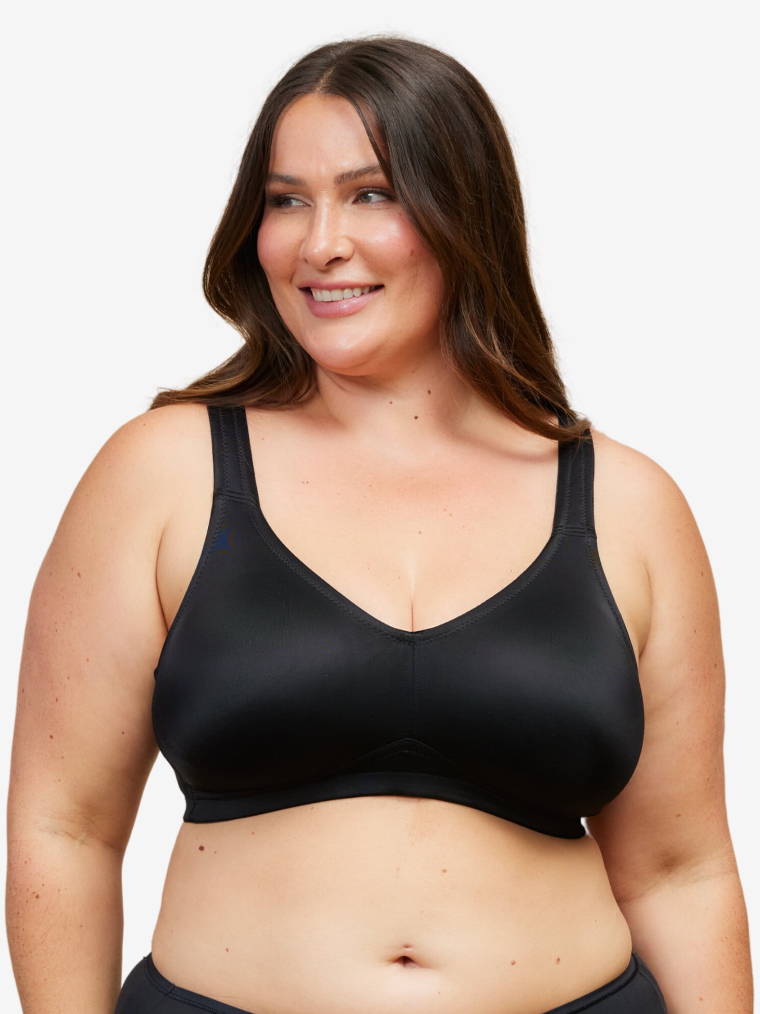 Leading Lady, The Claire, Unpadded Wireless Everyday Bra, Medium Support, Full Coverage, Padded Straps, Smooth Microfiber (Women's & Women's Plus)