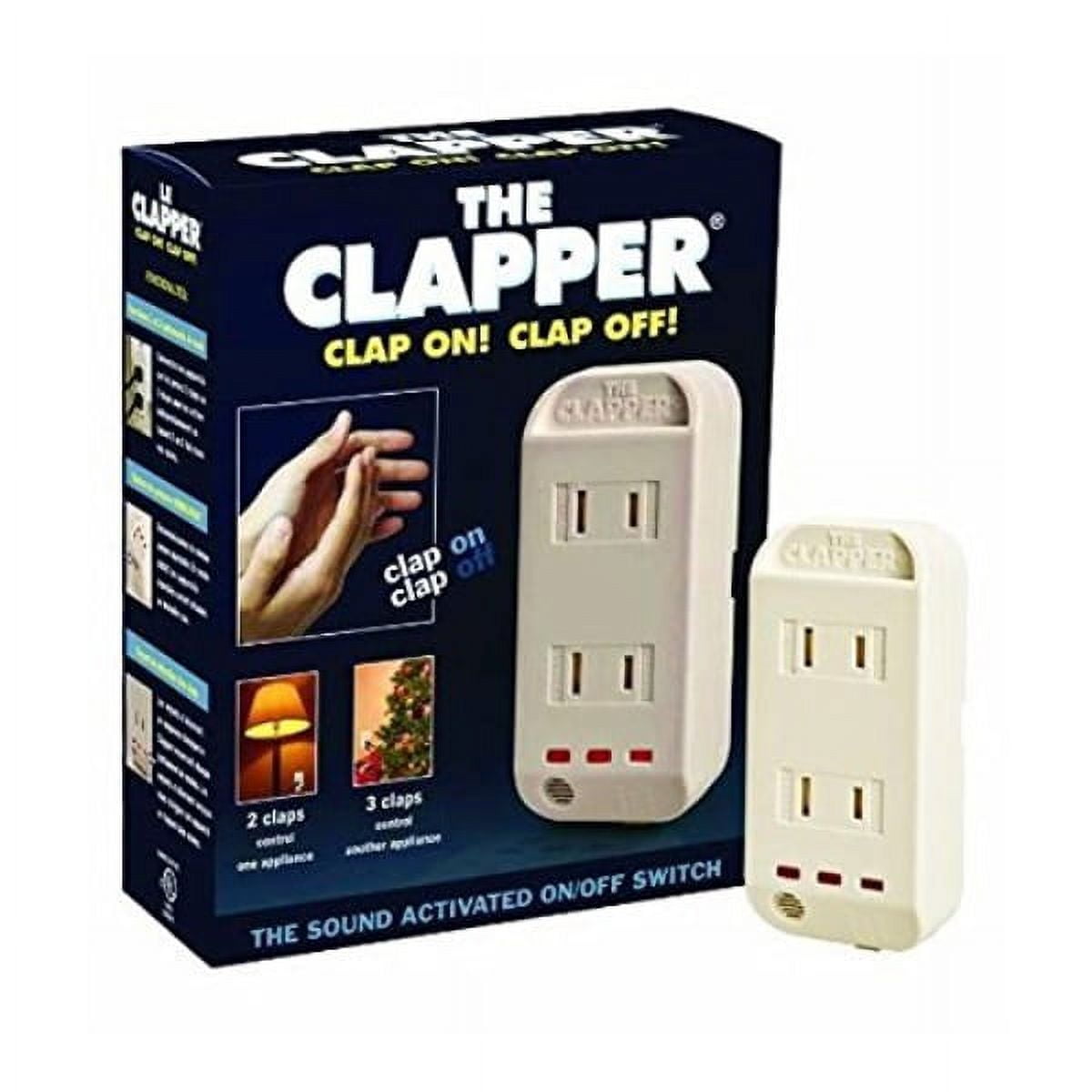 The Clapper Plus with Remote Control Wireless On/Off Light Switch