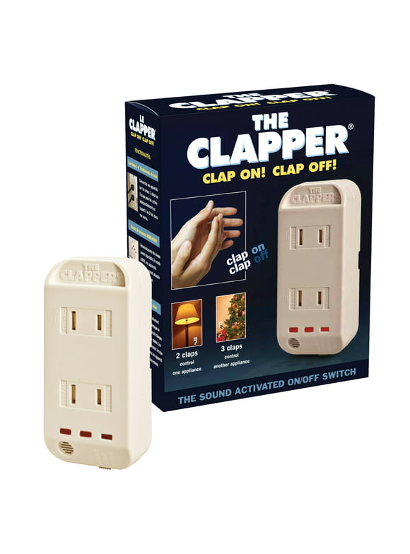 The Clapper! Wireless Sound Activated Switch with Clap Detection, As Seen on TV.