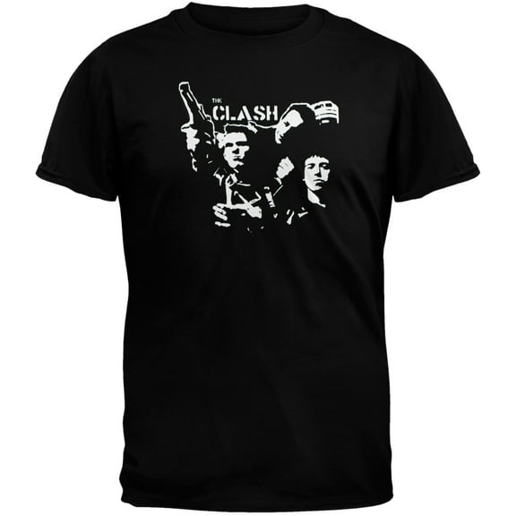 The Clash Men's Shadow Photo Short Sleeve T Shirt
