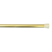The Classic Touch Adjustable 7/16 Tension Rod, Gold, 28-48 Inches