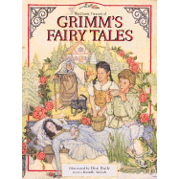 Pre-Owned The Classic Treasury of Grimm's Fairy Tales (Hardcover) by Jacob Grimm, Wilhelm Grimm, Danielle McCole
